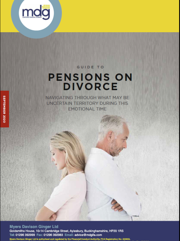 Guide to Pensions On Divorce