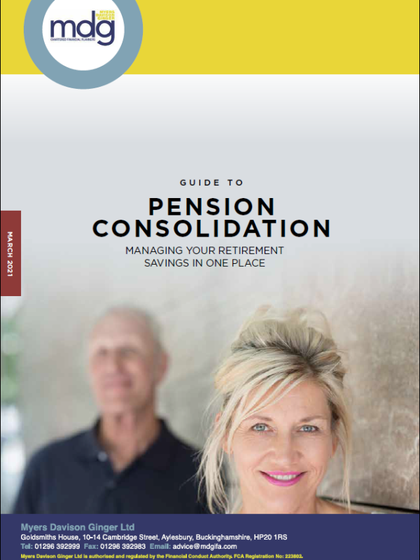 Guide to Pension Consolidation cover