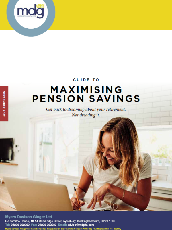 Guide to Maximising Pension Savings image